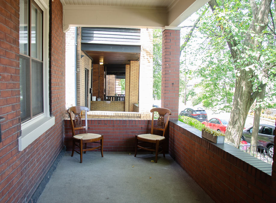 Front porch, 716 Filbert St., Shadyside Pittsburgh 15232